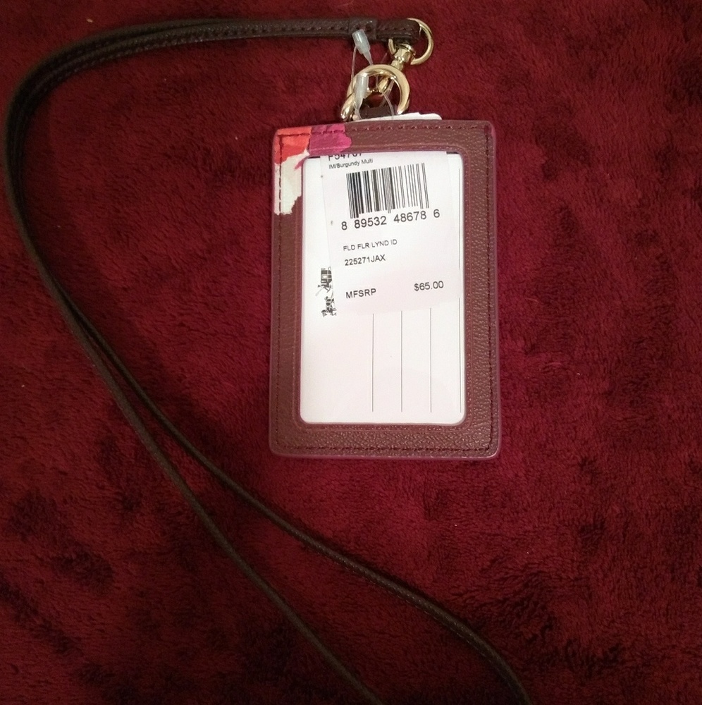 🆕 Coach Field Flora PVC Lanyard ID - Picture 5 of 5